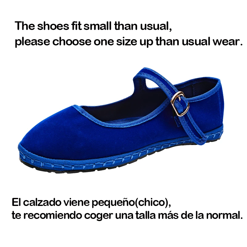 Grijze Mary Jeans Flats Schoenen Dames Ronde Neus Handsteek Fluwelen Doek Schoenen Dames Casual Zachte Comfortabele Balletschoenen Loafers