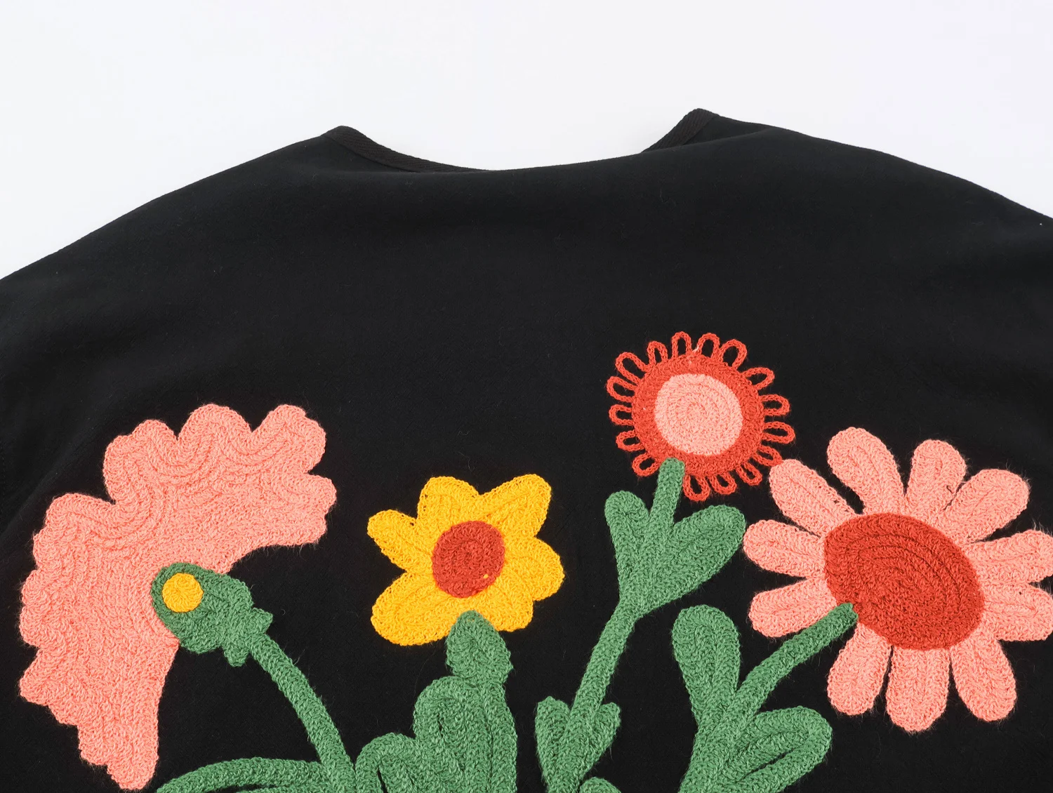 KONDALA Vintage Mode 2026 Elegante Damenjacke mit Blumenstickerei Lässige Moderne Schicke Damen-Streetwear Herbst Mujer Oberbekleidung – Detail 12
