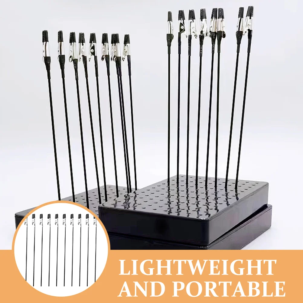 Painted Base Model Painting Alligator Clip Coloring Metal Small Clips Holder Fixing