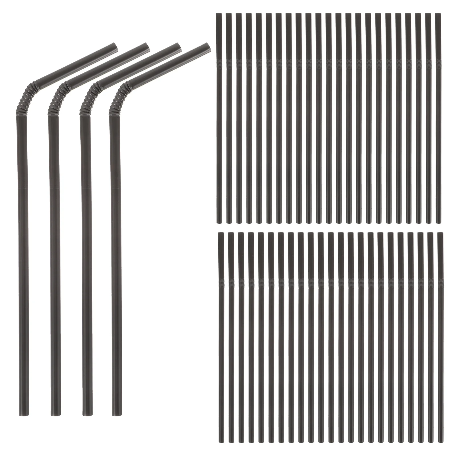 

500Pcs Plastic Straws Disposable Bendable Creative Party Favors Unique Drinking Straws Disposable Plastic Straw