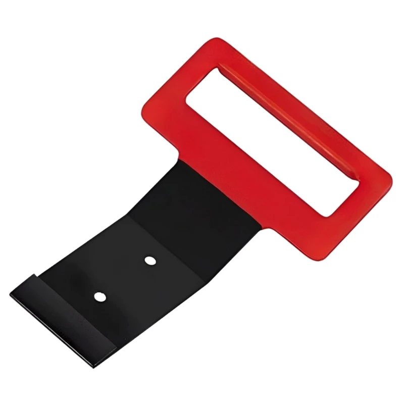 Manual Trim Prying Tool for Car Weatherstrips, Featuring Angled Steel Blade and Coated Handle for Panel Clip Lifting,
