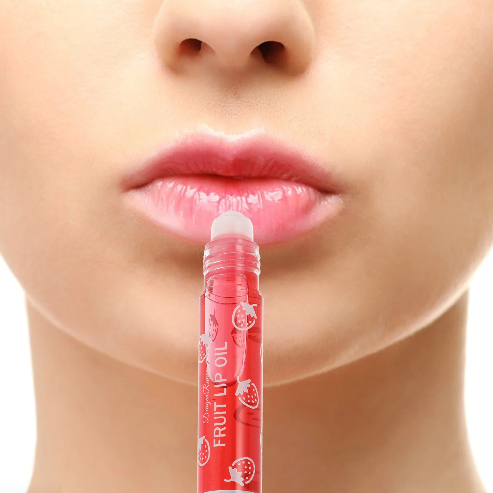 

Moisturizing Lip Oil Rollerball Long Lasting Hydration Fruit Avocado Extracts For Dry Chapped Lips Glossy Roll-On Lip Oil
