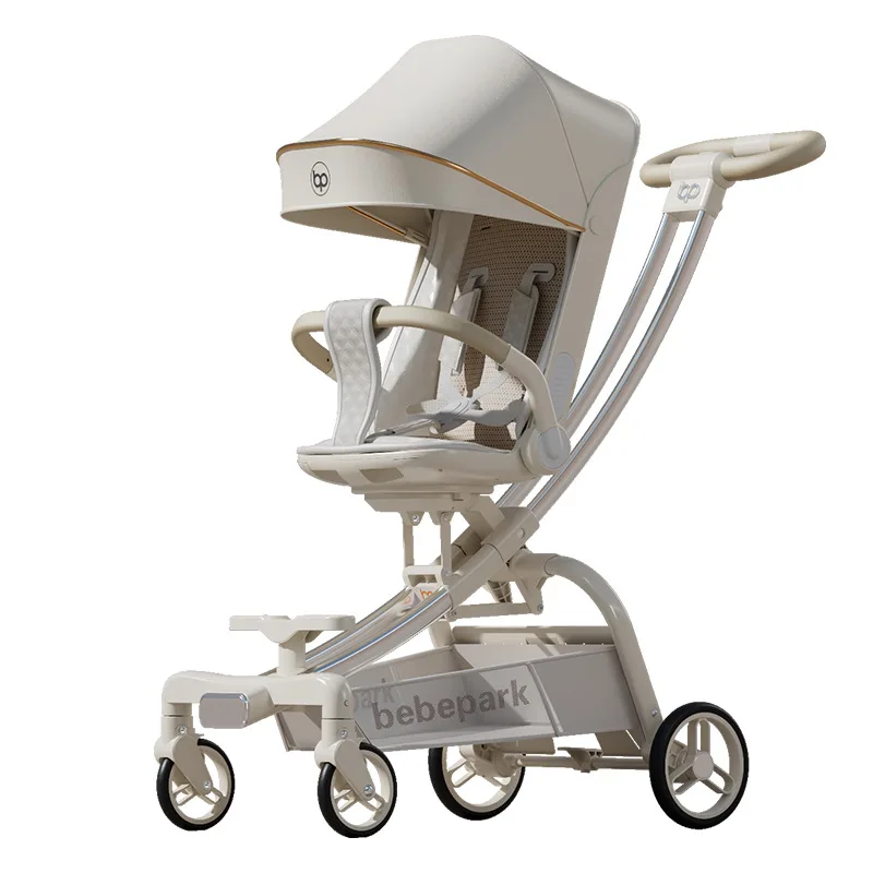 아기 걸음마 보조기구 양방향 사용 가능 높은 시야 초경량 접이식 유모차