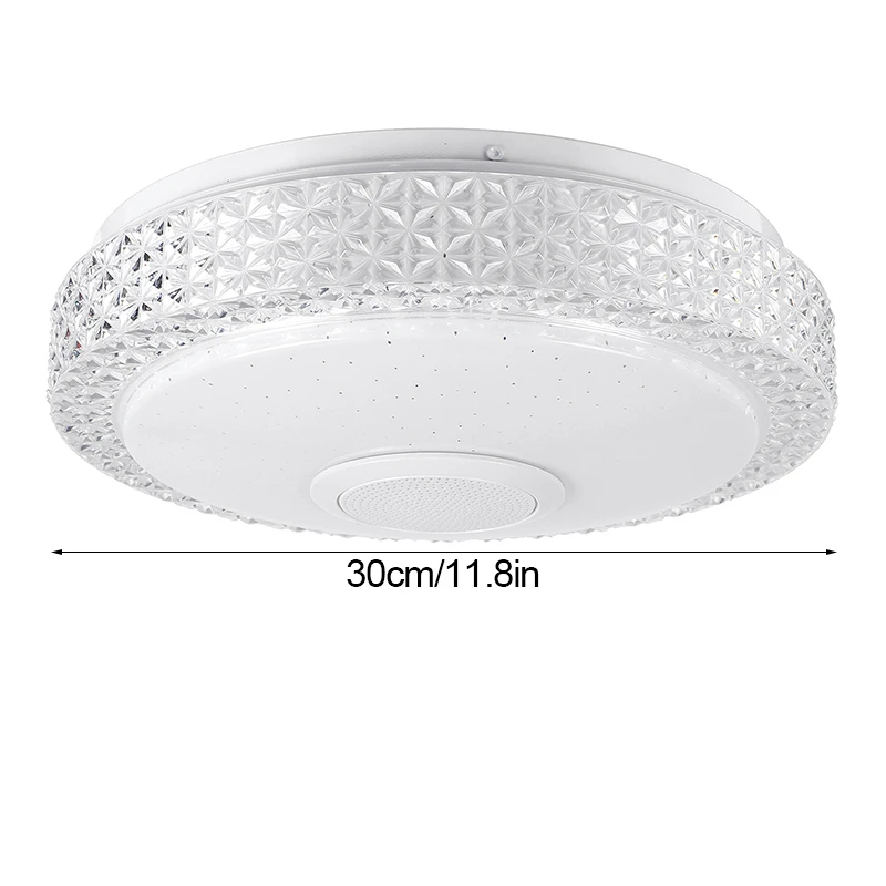 Imagem -05 - Luz de Teto Led com Controle Remoto Iluminação Rgb Bluetooth App Lâmpadas de Música Casa Quarto 300w