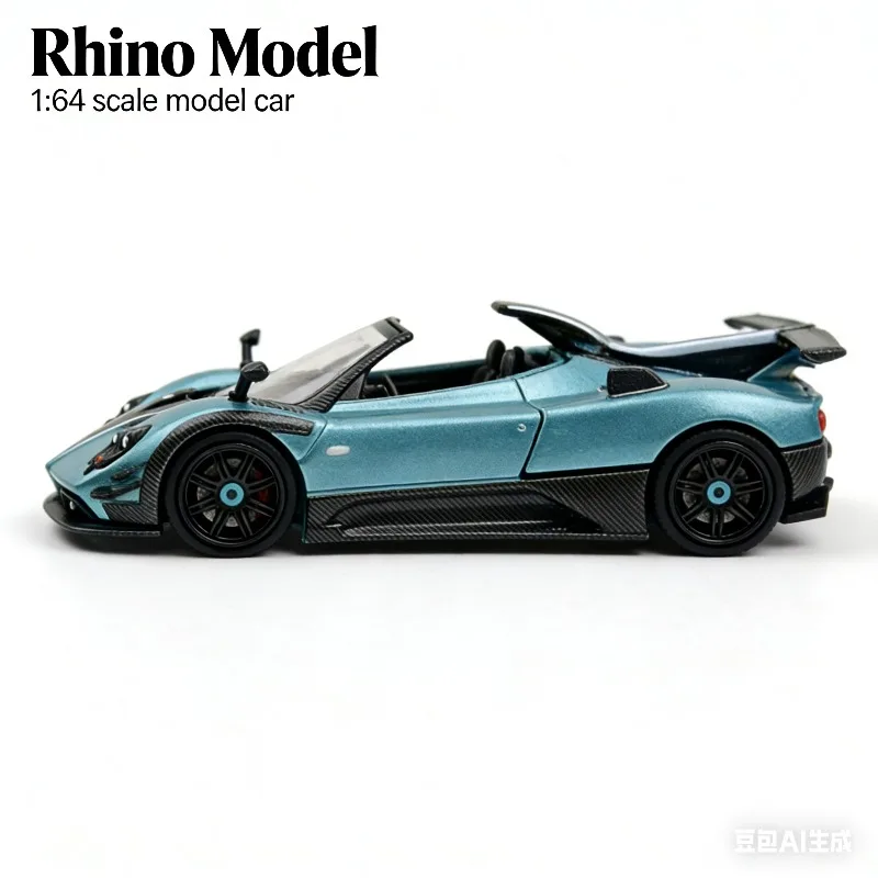

Модель автомобиля Rhino 1/64 Pagani Zonda из литого алюминия, статическая модель из сплава, подарок для мальчиков на праздник, коллекционный предмет для взрослых, украшение для дома.