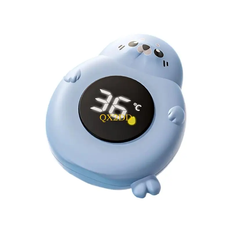 Exhibición clima agua para niños QX2D para del baño amigable con monitor del monitor habitación del del