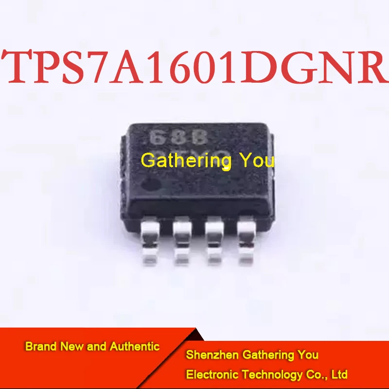 TPS7A1601DGNR MSOP8 Low Voltage difference regulator 60V,5uA Iq,100mA LDO Voltage Reg Brand New Authentic