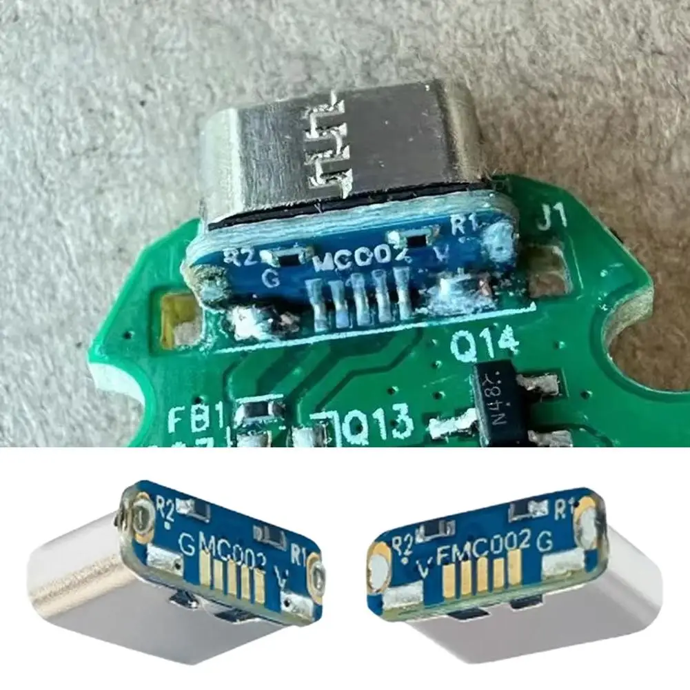 

MicroUSB to Type C Adapter DIY Charging Port Upgrade Kit Reversible Connector USB 20 Data Transfer for Old Electronics