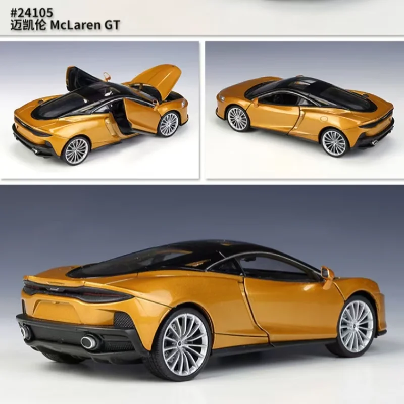 

WELLY 1:24 McLaren GT Sports Car Simulation Alloy Car Finished Product Model Scene Matching Collection Ornament Boy Toy Gift