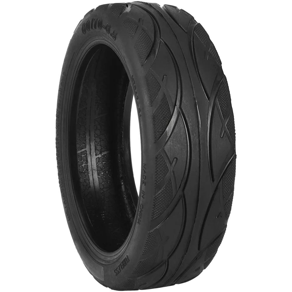 

Reinforced Build Tubeless Tire Vacuum Seal Puncture Resistant Wide Profile Deep Tread Pattern Black For Commuting