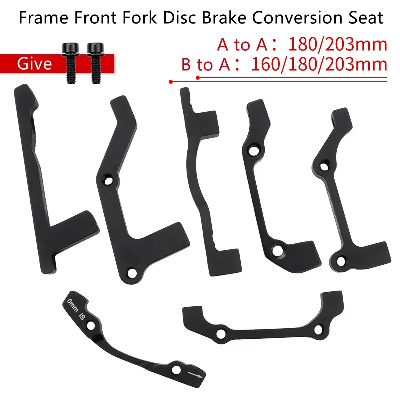 Disc Brake Mount Adapter MTB Ultralight Bracket IS PM A B to PM A Bicycle Disc Brake Adaptor for 140 160 180 203mm rotor