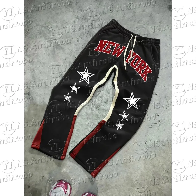 essencial-para-rua-masculina-moda-savvy-corredores-pretos-com-letras-new-york--estampas-personalizadas-em-formato-de-estrela-25-verao