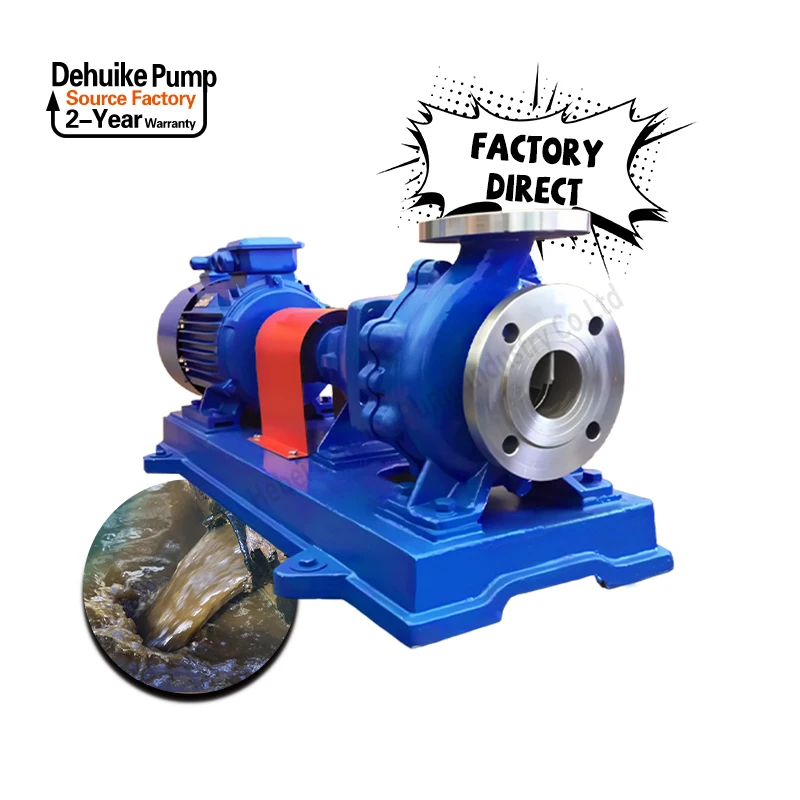 IH IHF Industrial Chemical Pump Stainless Steel End Suction Pump Explosion-proof Hot Oil Delivery Pump