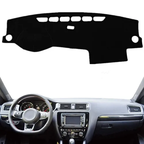 Imagen 2 del producto Para Volkswagen VW Jetta Vento MK6 2011-2013 2014 2015 2016 2017 2018 alfombrilla para salpicadero de coche cubierta alfombrilla parasol alfombra cojín