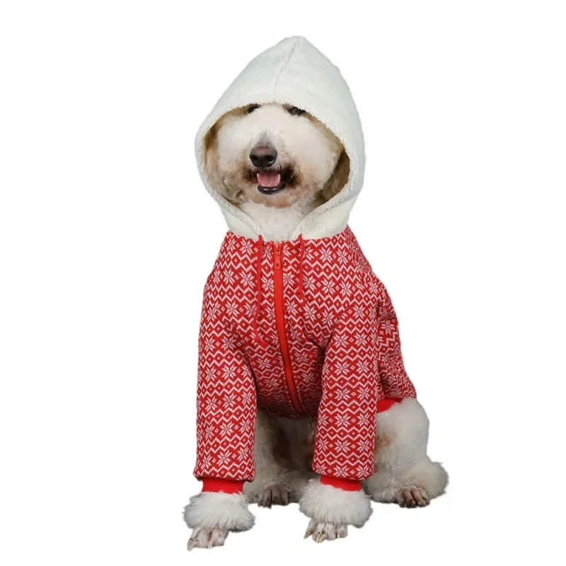 

Christmas Dog Clothes Small Big Large Dog Costume Schnauzer Shiba Inu Border Collie Samoyed Husky Golden Retriever Clothing Coat