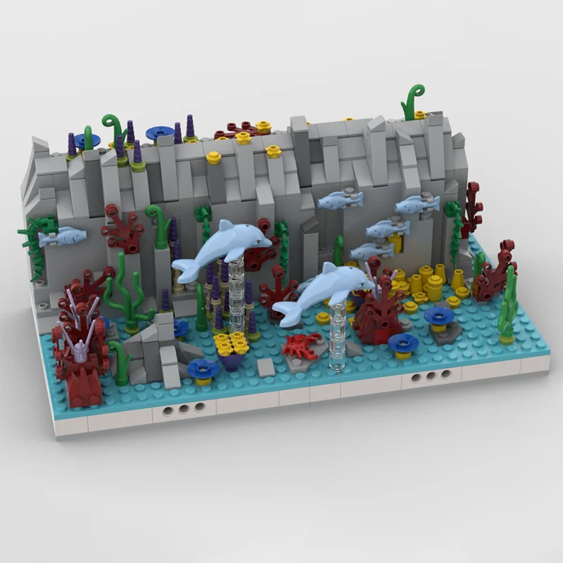 2876PCS MOC Custom Modular Ocean | Build From 5 MOCs Architecture Building Blocks Model Assembly Children Festival Gift