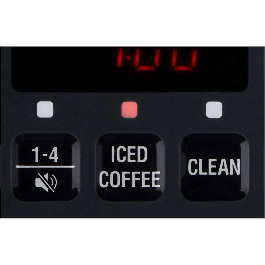 Cafetera programable Dome Brew con elaboración microcomputada para uso doméstico y de oficina Diseño negro inoxidable Tempe preciso