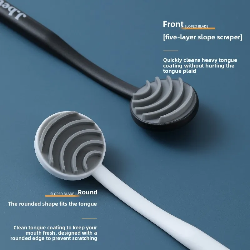 منظف اللسان الجديد من السيليكون، مكشطة اللسان، مكشطة اللسان، جل تنظيف اللسان، نفس منعش اثنين في واحد