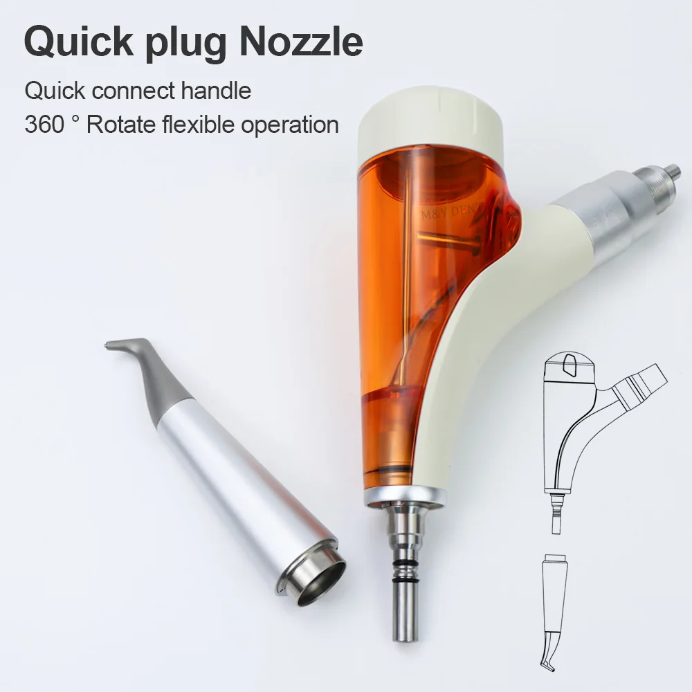 

Стоматологический воздушный полировщик, отбеливание зубов, пескоструйный аппарат, свергинающий профилактический струйный инструмент для полировки воздушного потока, 4 отверстия