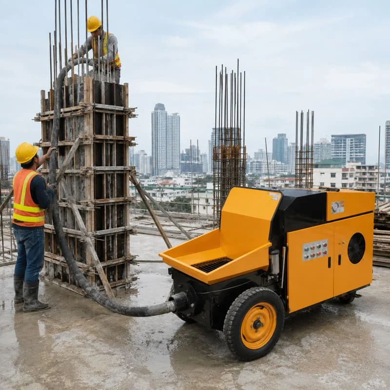 Concrete Pump Machine Portable Hydraulic System with Customized Configuration for Building Project Delivery