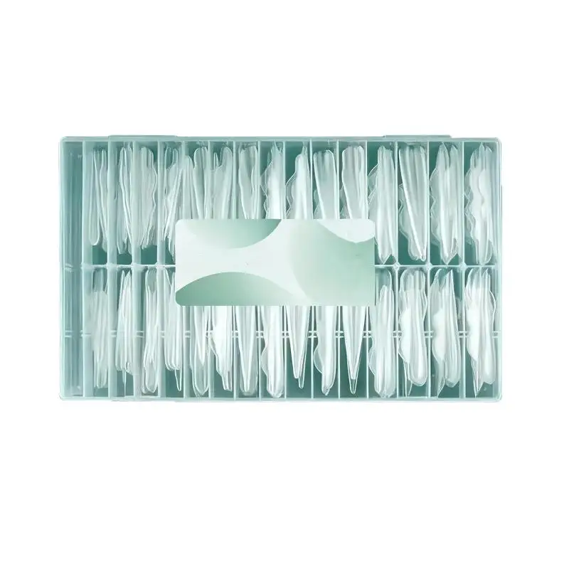 Y2K 나비 네일 듀얼 폼 150개 연장형 재사용 가능 젤 연장 몰드 빠른 빌딩 몰드 매니큐어 DIY용