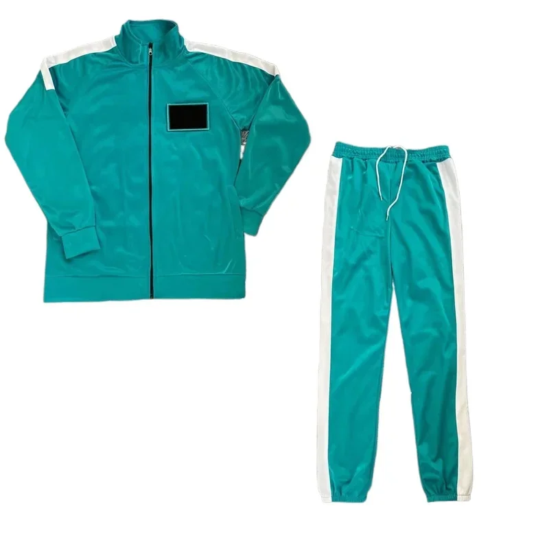 EE01 Horro Korea Drama Jeux De Cosplay Calmars Game Costume Men Sports Sweatshirt  Disguise Hoodies for Team Role Play Carni&0Ww