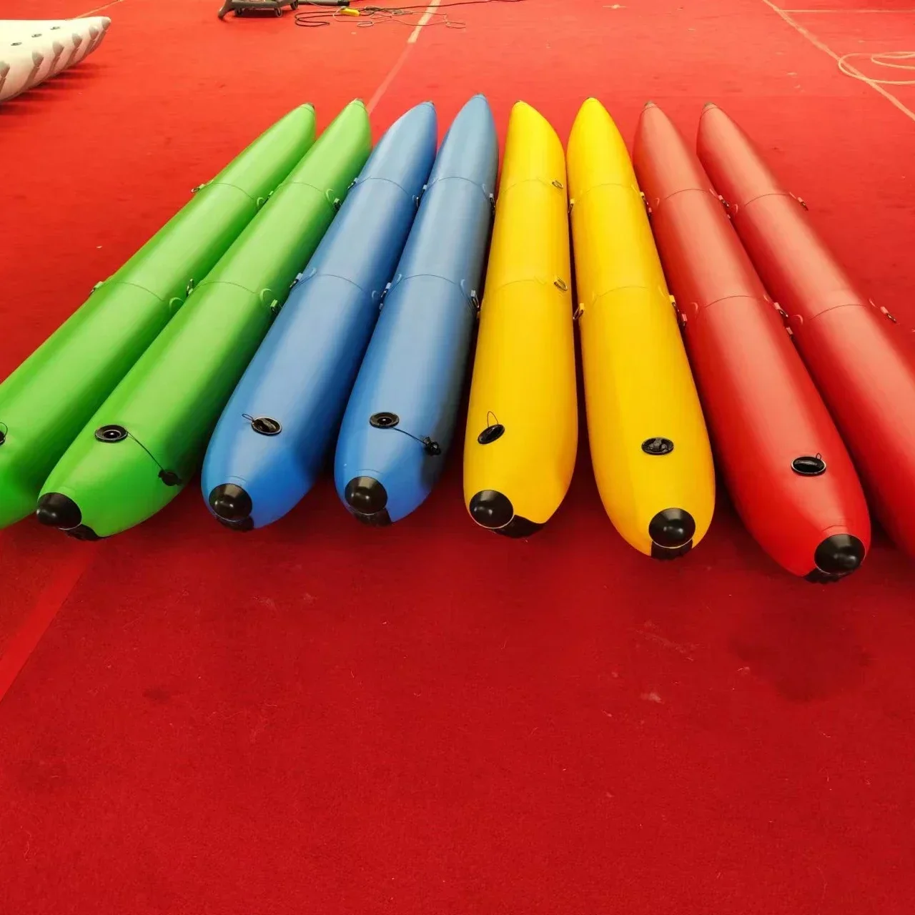 250x25cm Inflatable Tube Floating Water Bike Banana Tube