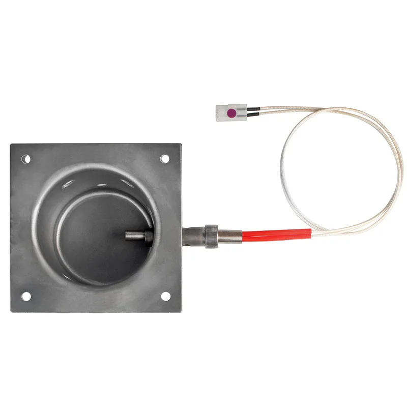 BBQ Pellet Oven Spare Parts Iron Burning Box Fire Jug Stretched 127X127mm