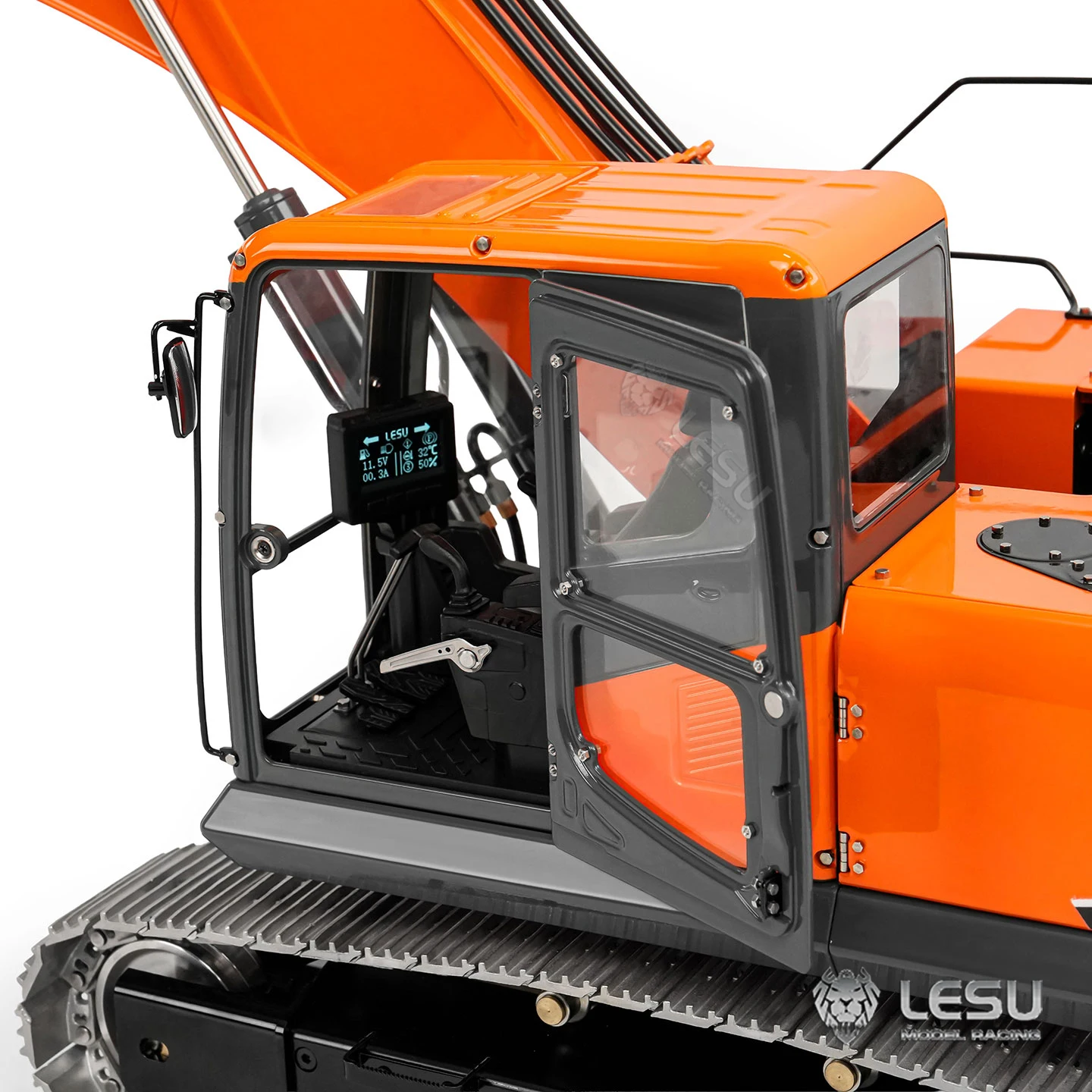 DX350LC LESU 1/14 RC excavadora hidráulica CNC RTR 3CH válvula Control remoto excavadora camiones coches vehículo máquina juguete modelo regalos