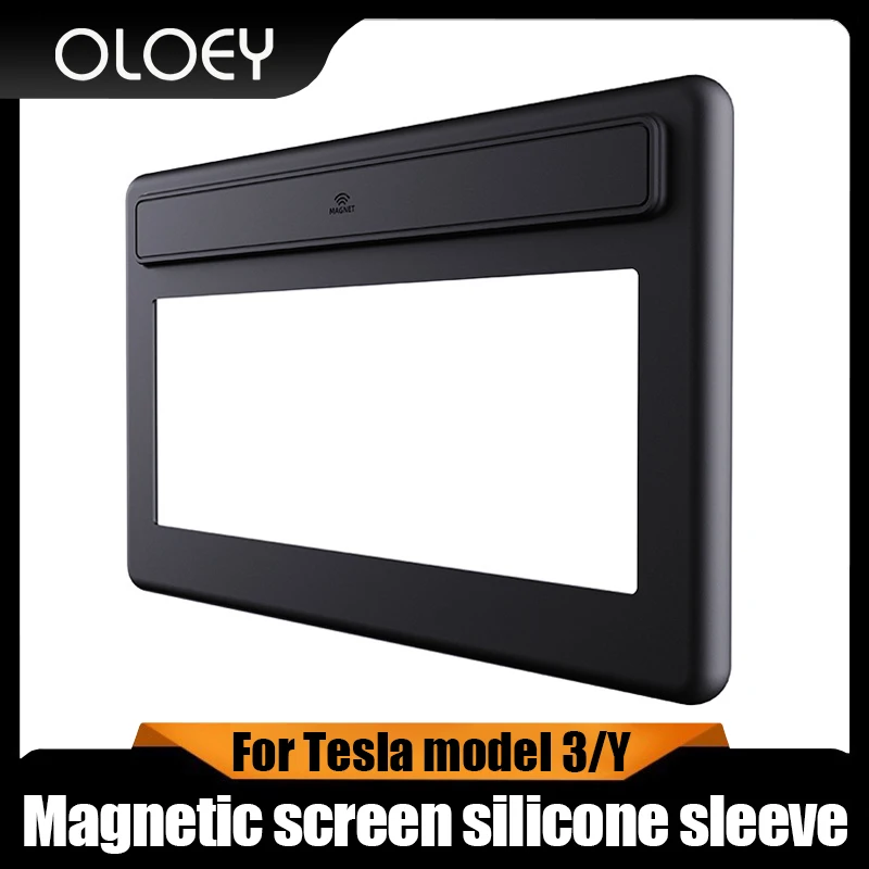 

For Tesla Huanxin 3/Huanxin Y/model 3/Y environmentally friendly silicone screen protector with magnet DIY