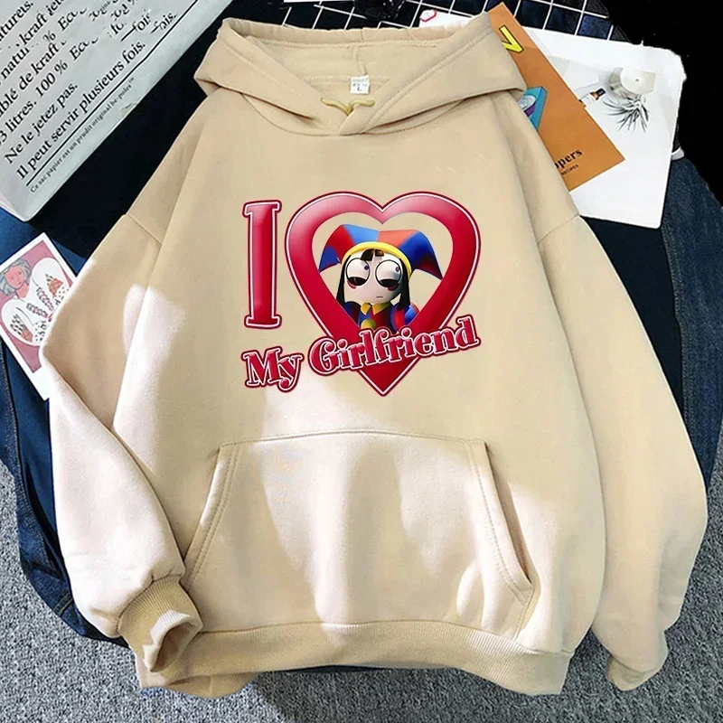 

2023 New THE AMAZING DIGITAL CIRCUS Pomni Hoodie Streetwear Woman Graphic Sweatshirt Casual Long Sleeve Winter Pullovers Clothes