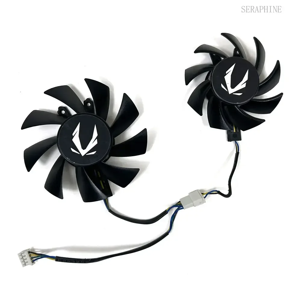 75mm 65mm GA72S2U GA82S2H DC12V 0.32a 4Pin Cooling FAN for ZOTAC GAMING GTX Geforce 1660 SUPER 1660Ti Twin Fan ZT-T16620F-10L