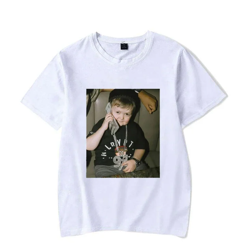 Hasbulla Fighting T-shirt Mini Khabib Blogger Graphic T-shirts Men Women High Quality Oversized Tee