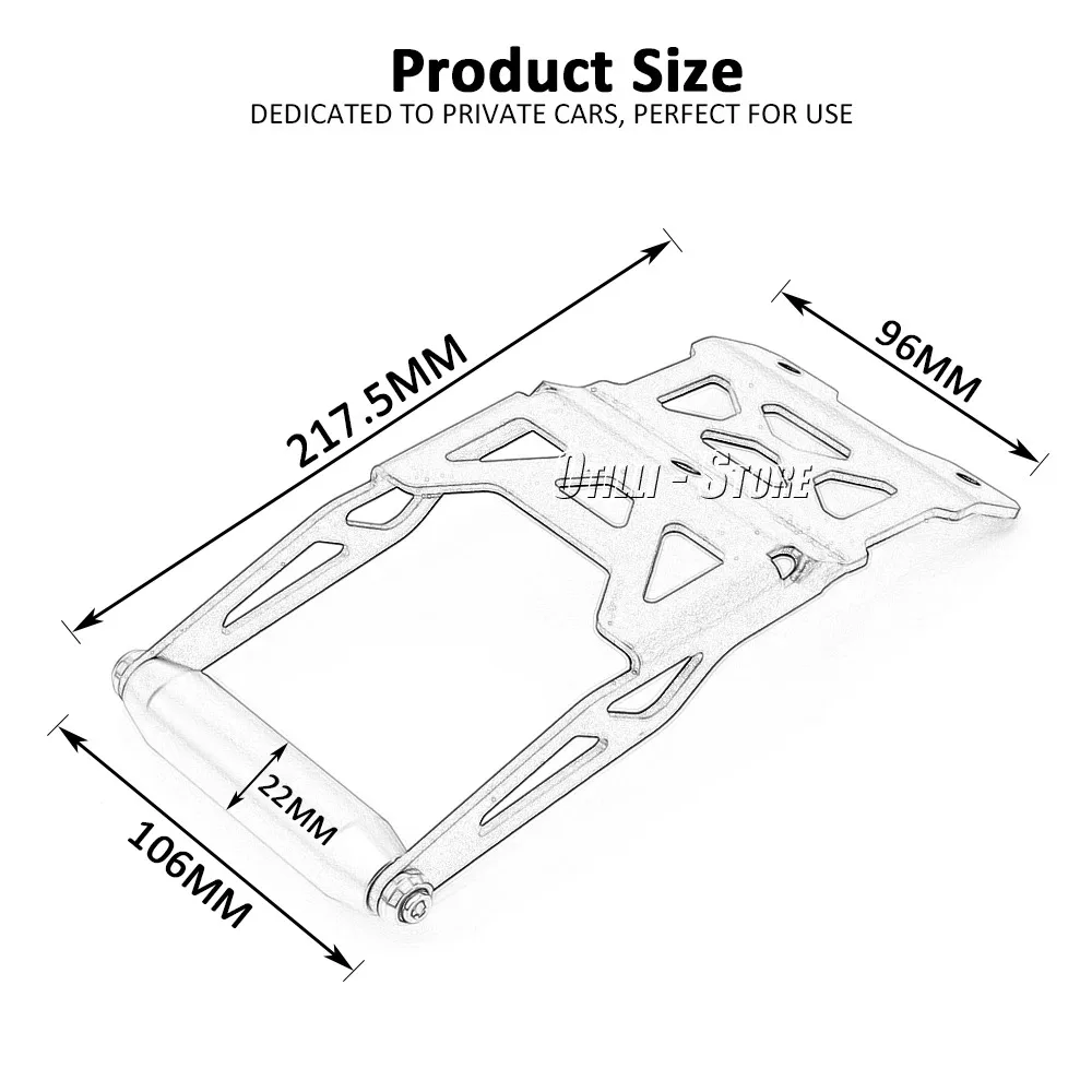 Motorcycle Accessories GPS Mount Black Navigation Bracket Mobile Phone USB Charging For DUCATI DESERT X DesertX Desert X 2024
