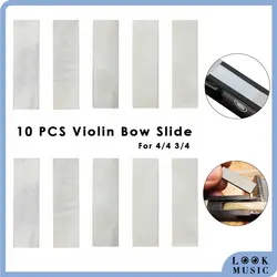 LOOK 10PCS Violin Fiddle Bow Arcos Frog Slide MOP Pearl Violino Bow Makers Luthiers Viola Bows Repair Workshop Parts