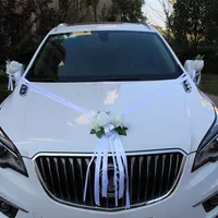 Conjunto de flores de simulación de boda para decoración de coche