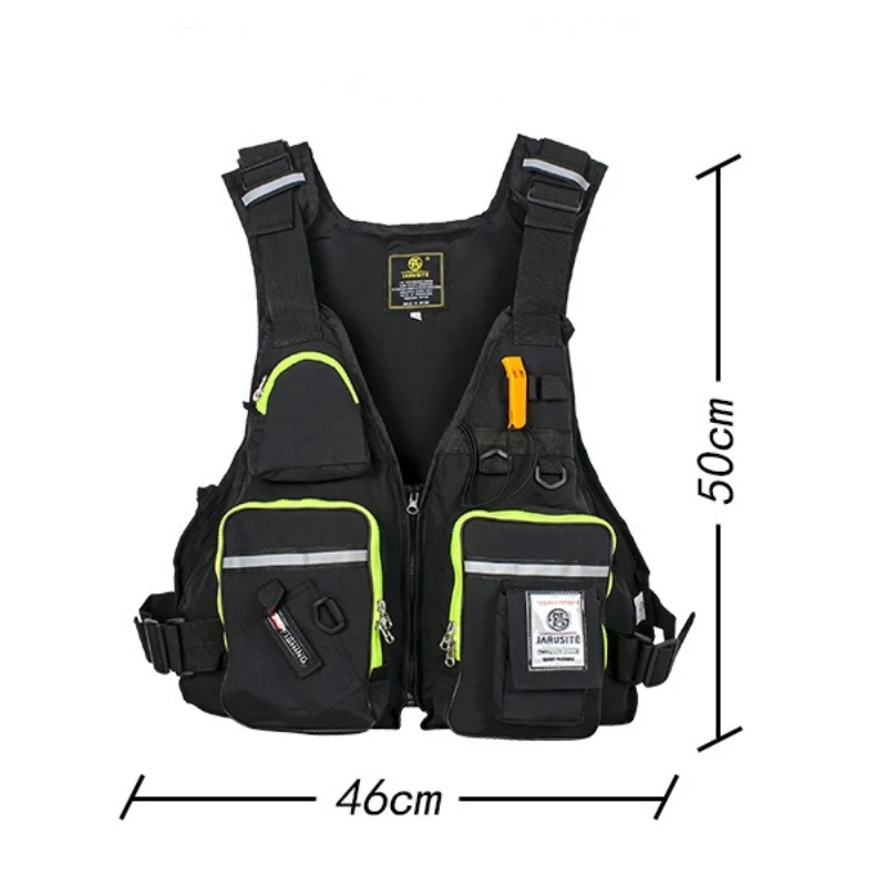 Imagem -05 - Professional Fly Fishing Vest Respirável Mesh Life Jacket Outdoor Tactical Vestuário para Camping ou Atividades Aquáticas