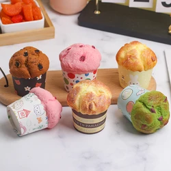 6PCS Colorful Cupcake Dessert Wedding Party Decoration Cake Decoration Photography Professional Simulation Cake Model FCYY-010