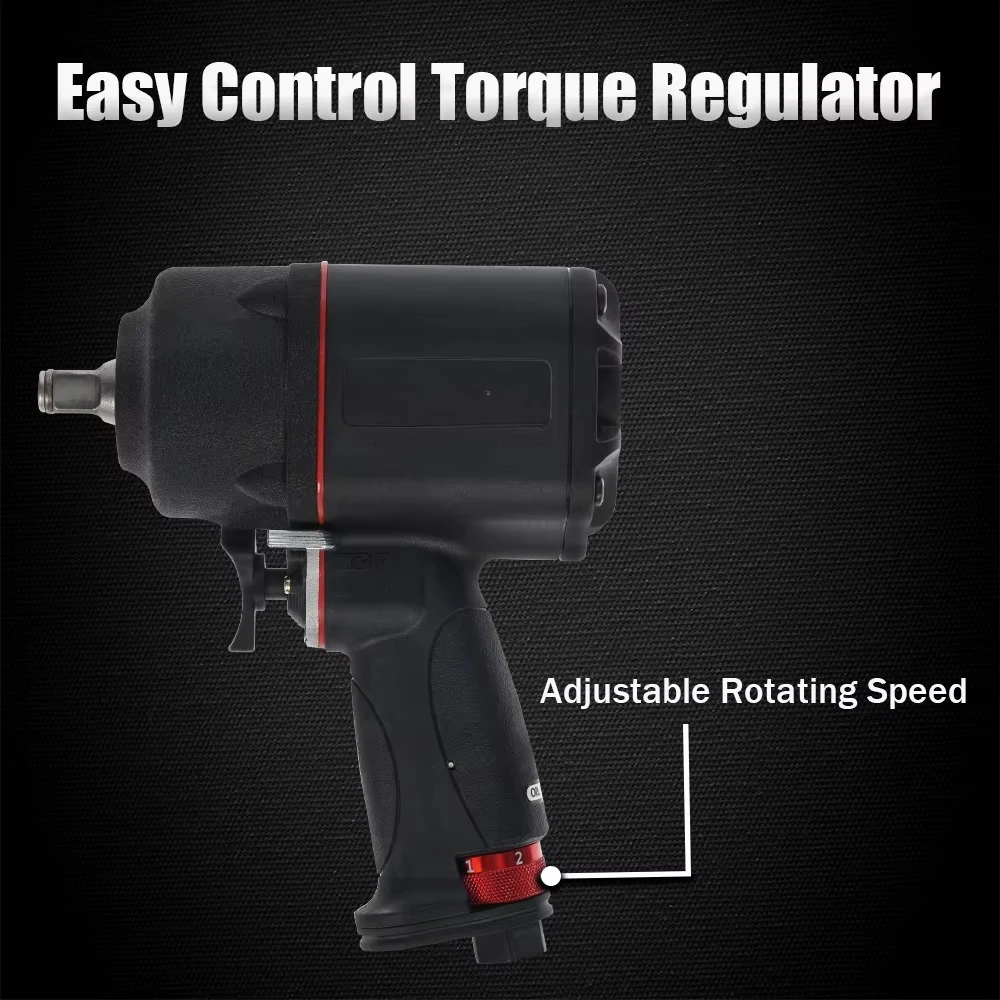Air Impact Wrench Twin Hammer 1/2