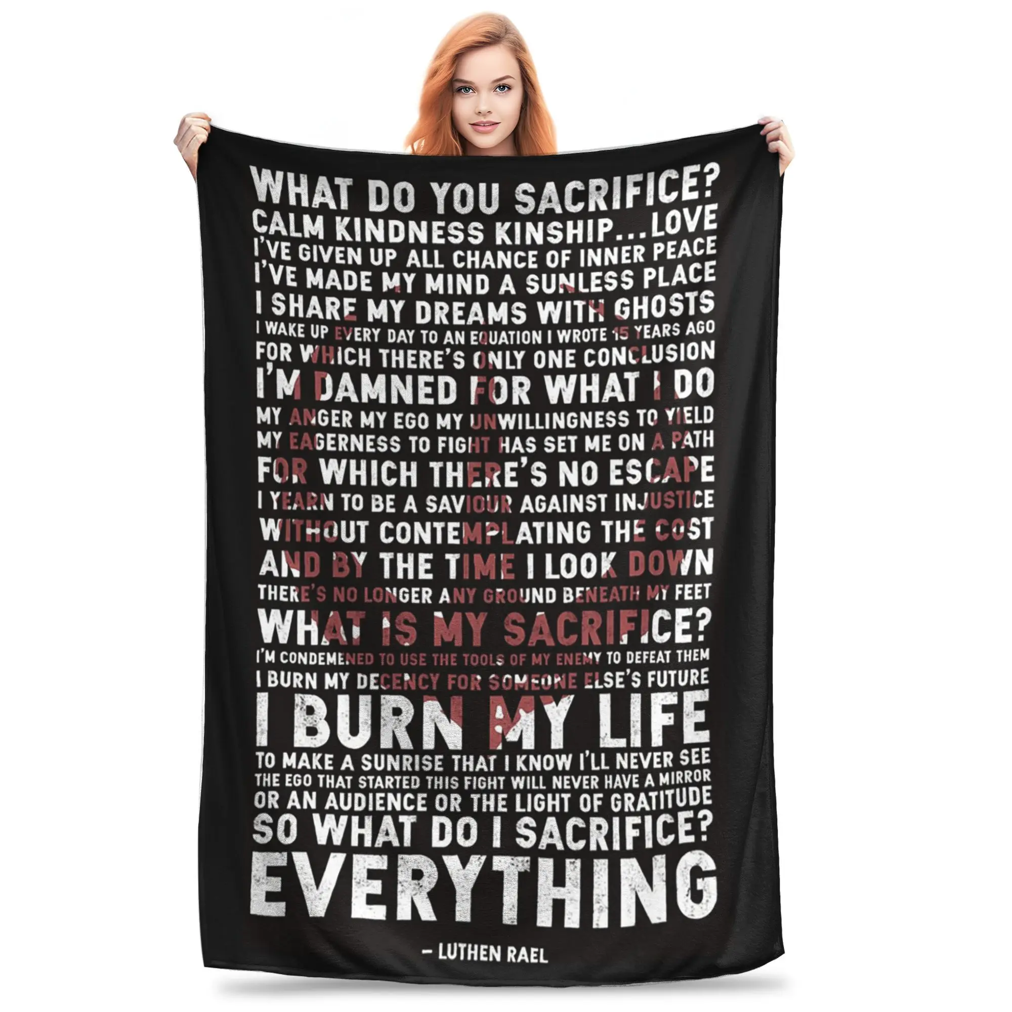 

Одеяло Luthen'S Speech, дышащее фланелевое одеяло для дивана, постельные принадлежности, уличные пледы, покрывало, одеяло