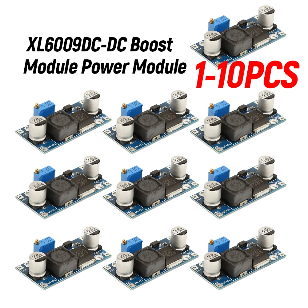 10-1PC DC-DC XL6009 Digital Boost Step Up Power Supply Module Step-up Voltage Regulator 3V-32V TO 5V-35V