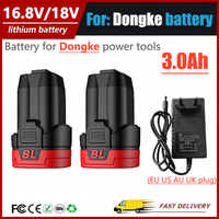 16.8V/18V 3.0Ah Li-ion Battery for Dongke Brushless Hand Drills, Household Electric Screwdrivers, Tapping Cordless Impact Drills