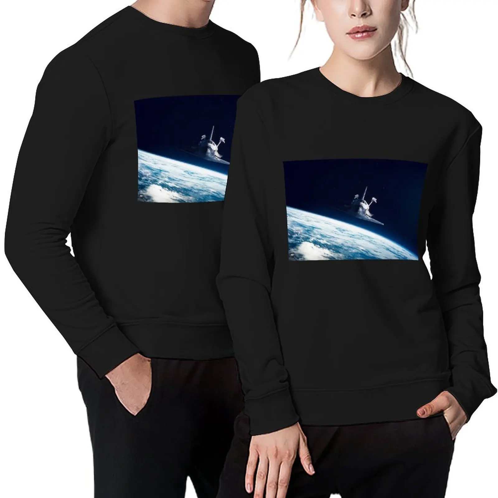 

Space Shuttle Atlantis Pullover autumn new products anime clothes men's autumn clothes winter clothes hooded sweatshirt
