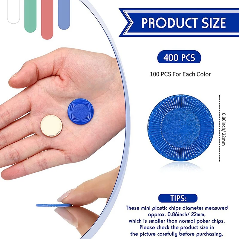 A003 800 قطعة من رقائق البوكر البلاستيكية، 4 ألوان، بطاقة عداد للعب الألعاب، بطاقة رقائق ألعاب البنغو، 3