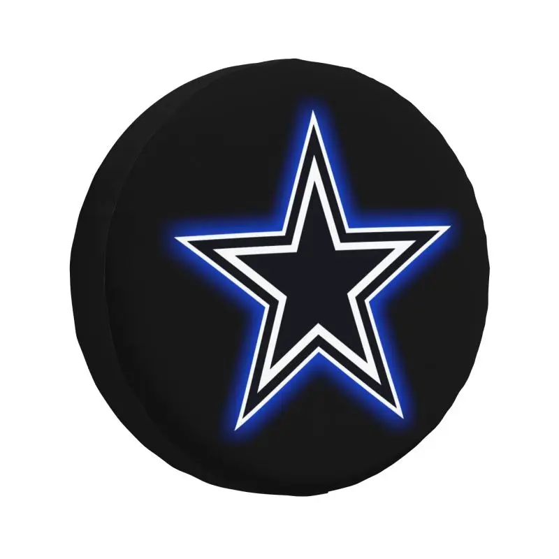 Custom Cowboy Star Spare Tire Cover for Prado Pajero Wrangler Jeep RV SUV Camper Car Wheel Protector Covers 14