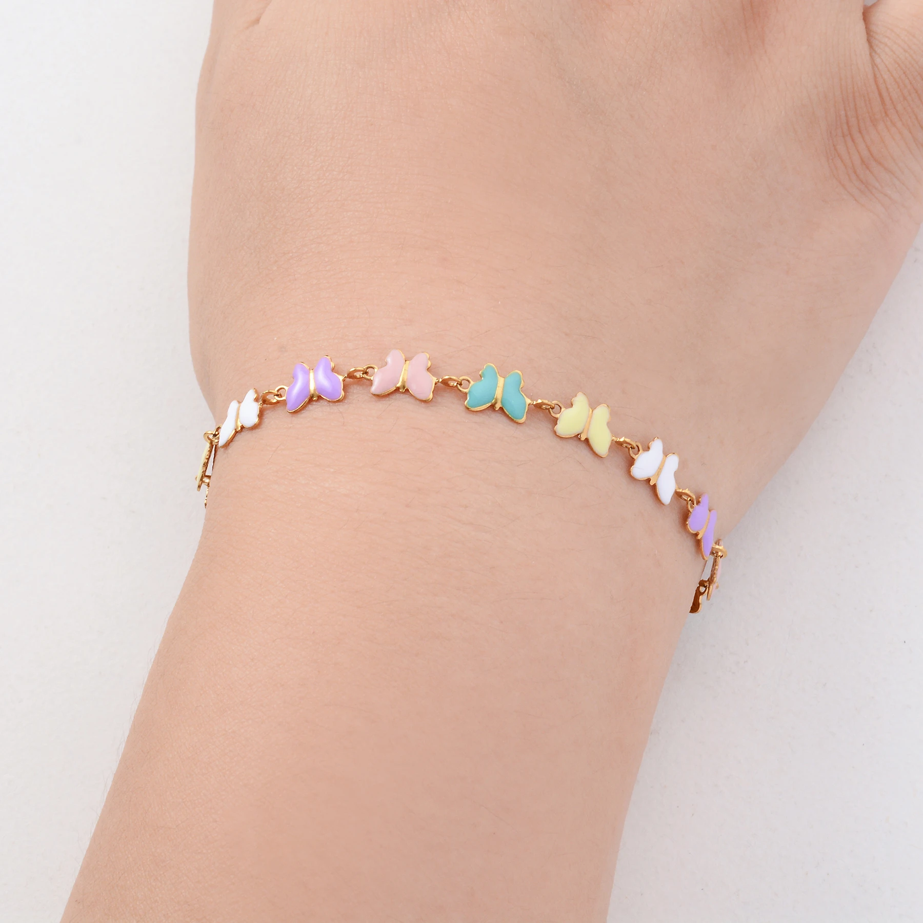 1Pcs Stainless Steel For Women - Butterfly Clasp Deployant recension och pris