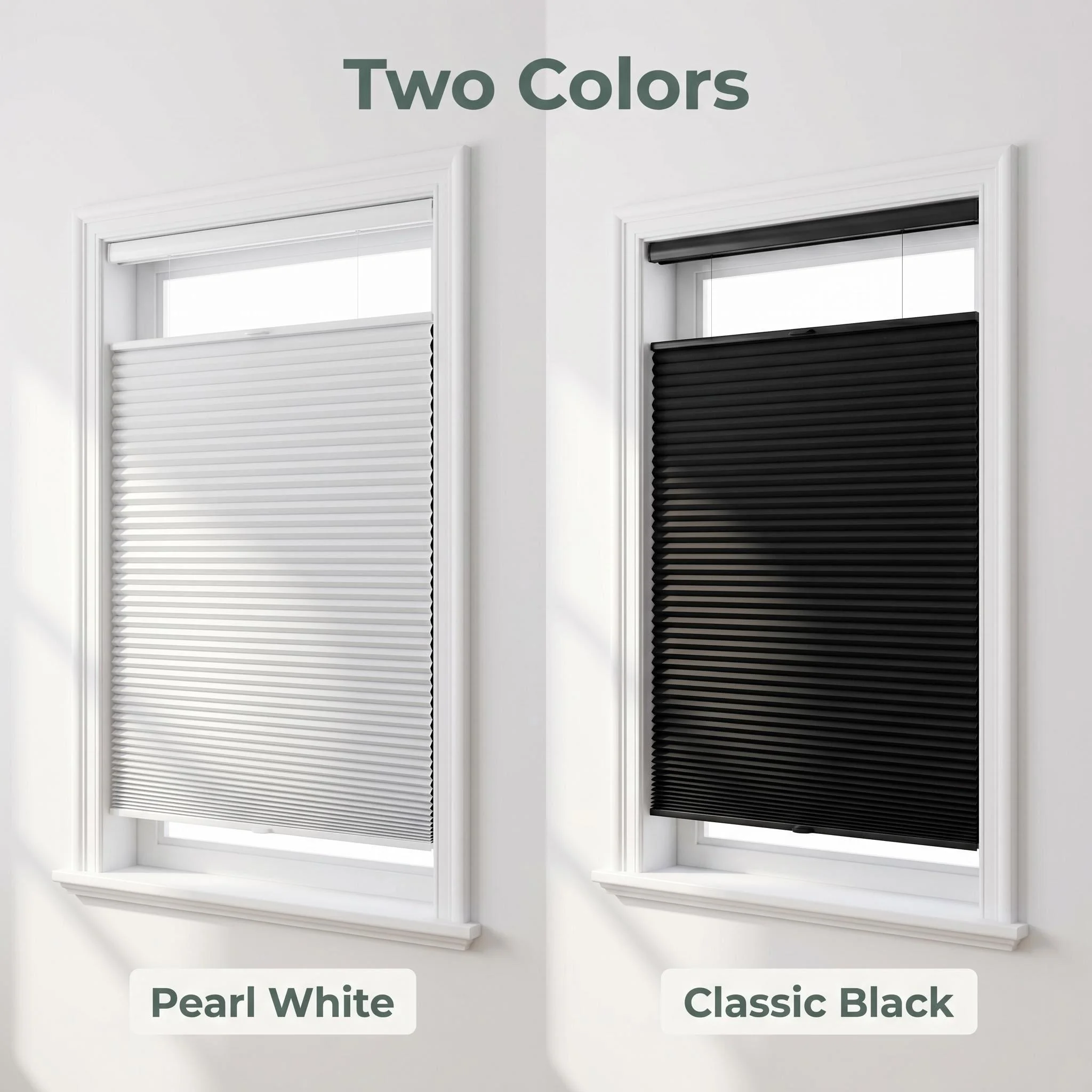 Free Custom Size Blackout Cellular Blinds Honeycomb Shades for Windows Double Cells Cordless Saving Energy Thermal Insulation
