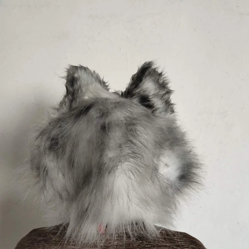 Dog Latex Mask Plush Toys Carnival Cosplay Party Props Adult Full Face Disguise Halloween Costume Funny Fur Animal Wolf Masks