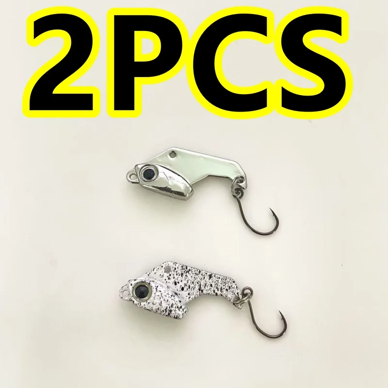 LURETV اليابان Valkein نفس النمط Valcyanom Metal VIB 2 قطعة 3CM4.5g تيار الطعم 8025 #2