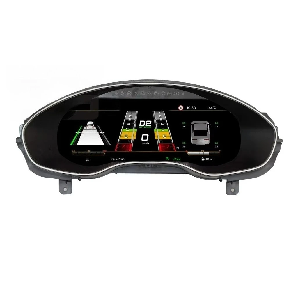 Car LCD Digital Instrument Cluster for Audi A6 C7 A7 C7 A4 B8 A5 8T Q5 8R Q7 4L Car Dashboard Panel Speedometer Interior Part